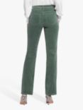 NYDJ Marilyn Straight Leg Fine Corduroy Trousers, Sage Leaf