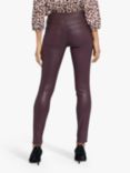 NYDJ Ami Skinny Coated Jeans, Dark Cherry