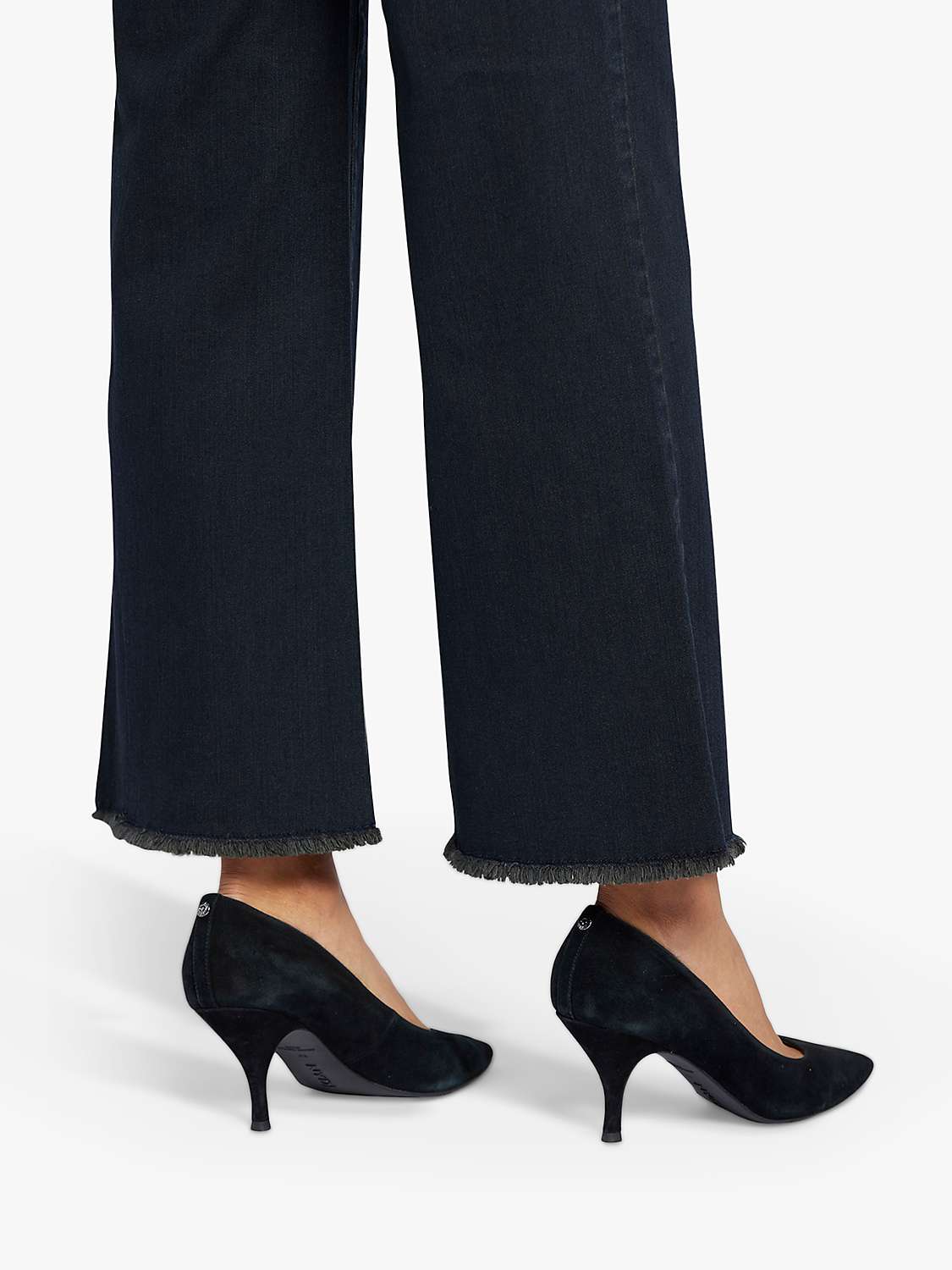 Buy NYDJ Teresa Wide Leg Ankle Frayed Hem Jeans Online at johnlewis.com