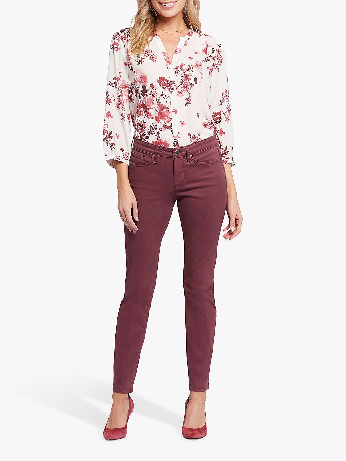 Buy NYDJ Sheri Slim Ankle Length Jeans Online at johnlewis.com