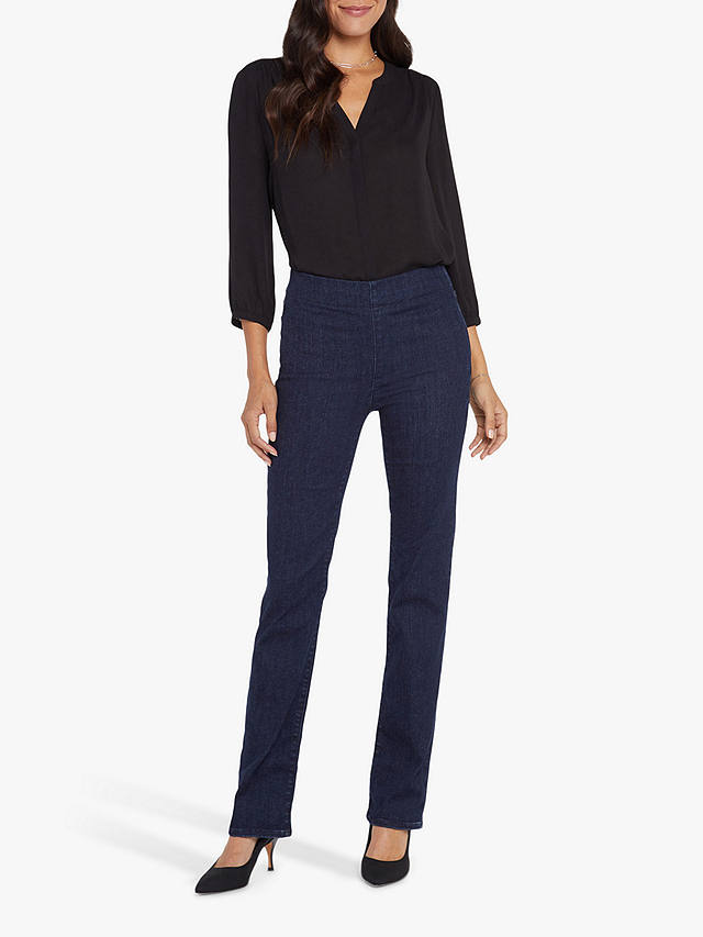 NYDJ Marilyn Straight Pull-On Jeans in SpanSpring™ Denim, Langley