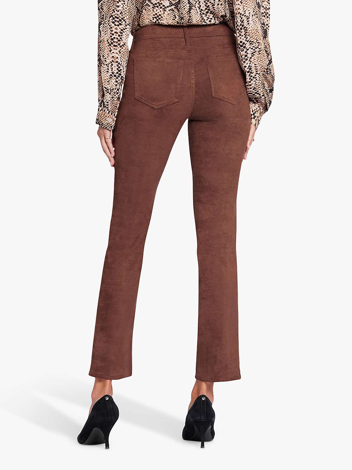 Buy NYDJ Sheri Slim Fit Faux Suede Jeans Online at johnlewis.com