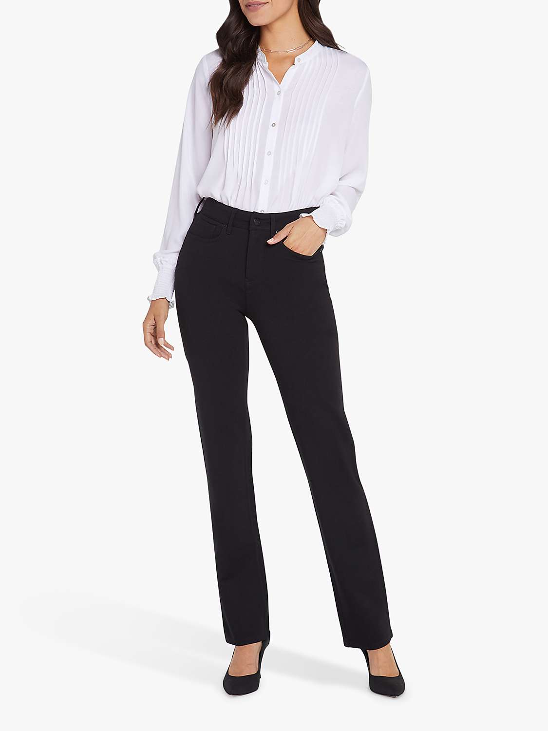 Buy NYDJ Sculpt Her Marilyn Straight Leg Jersey Trousers Online at johnlewis.com