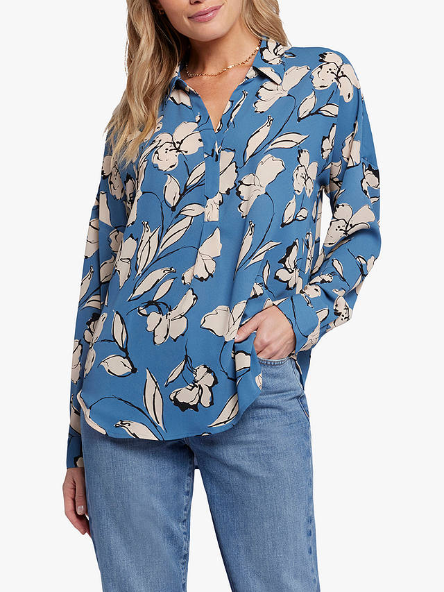 NYDJ Becky Floral Print Blouse, La Grande