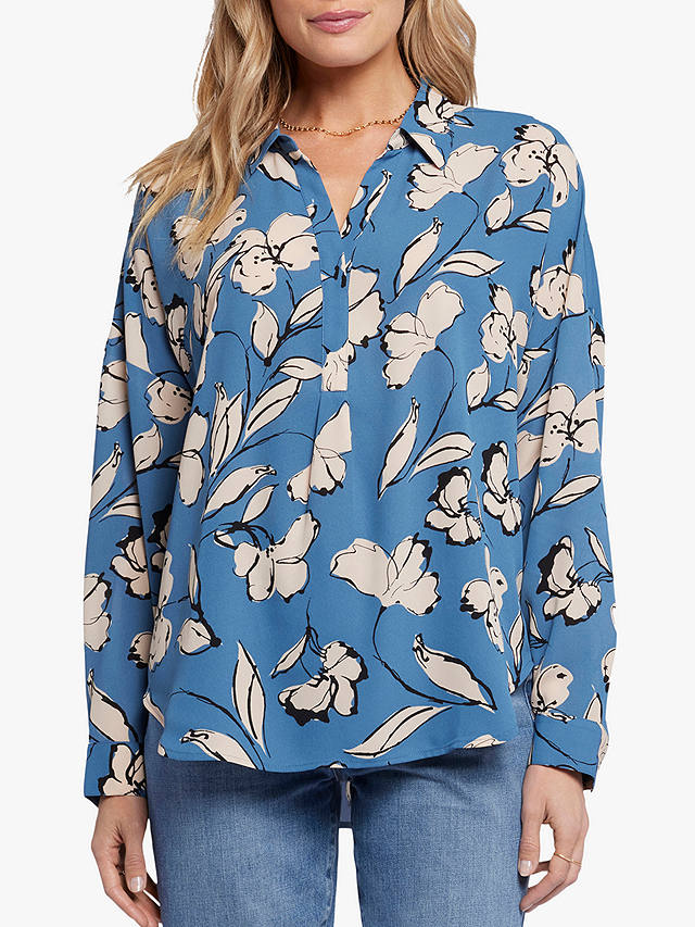 NYDJ Becky Floral Print Blouse, La Grande