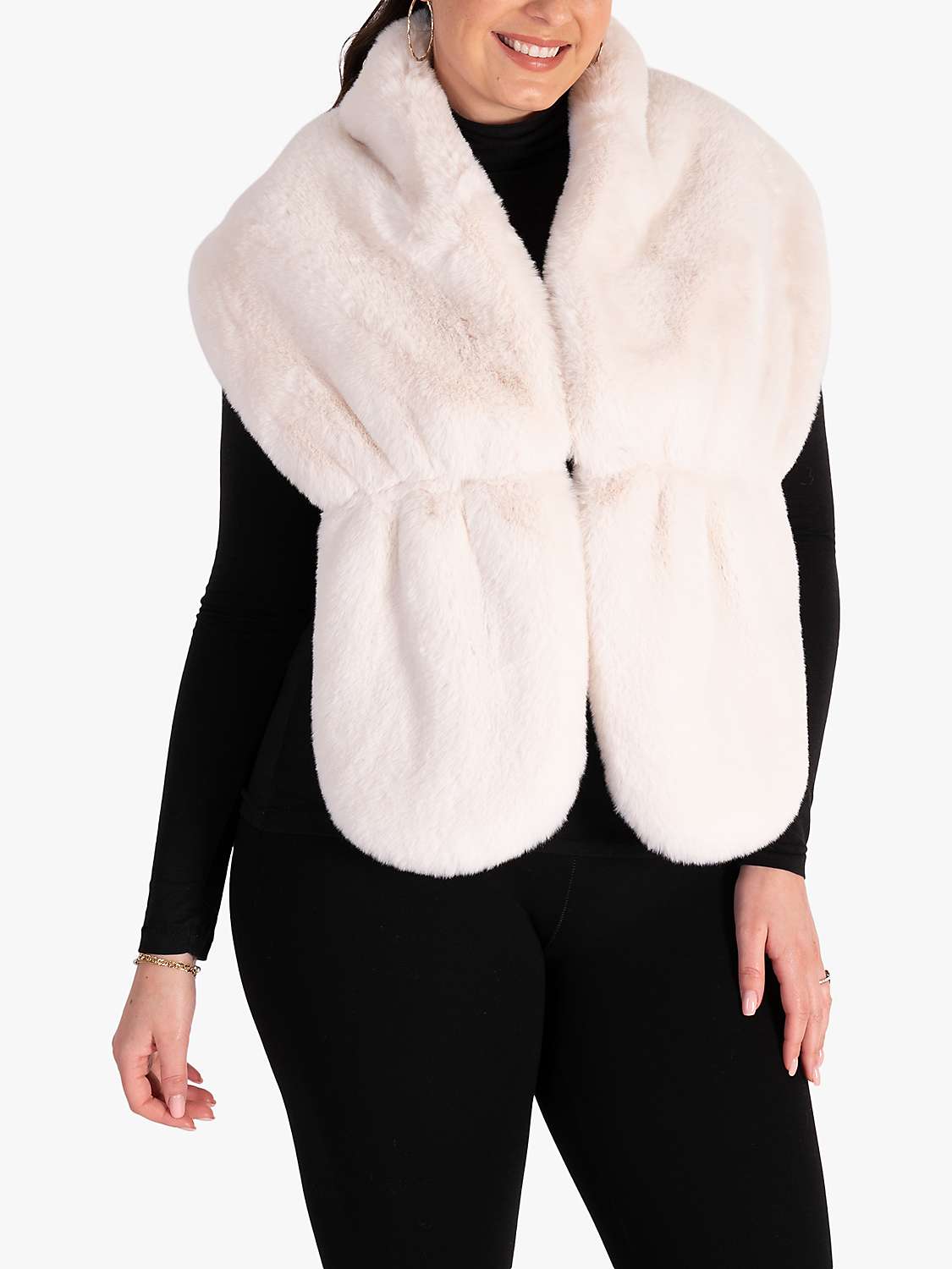 Buy chesca Faux Fur Wrap Online at johnlewis.com