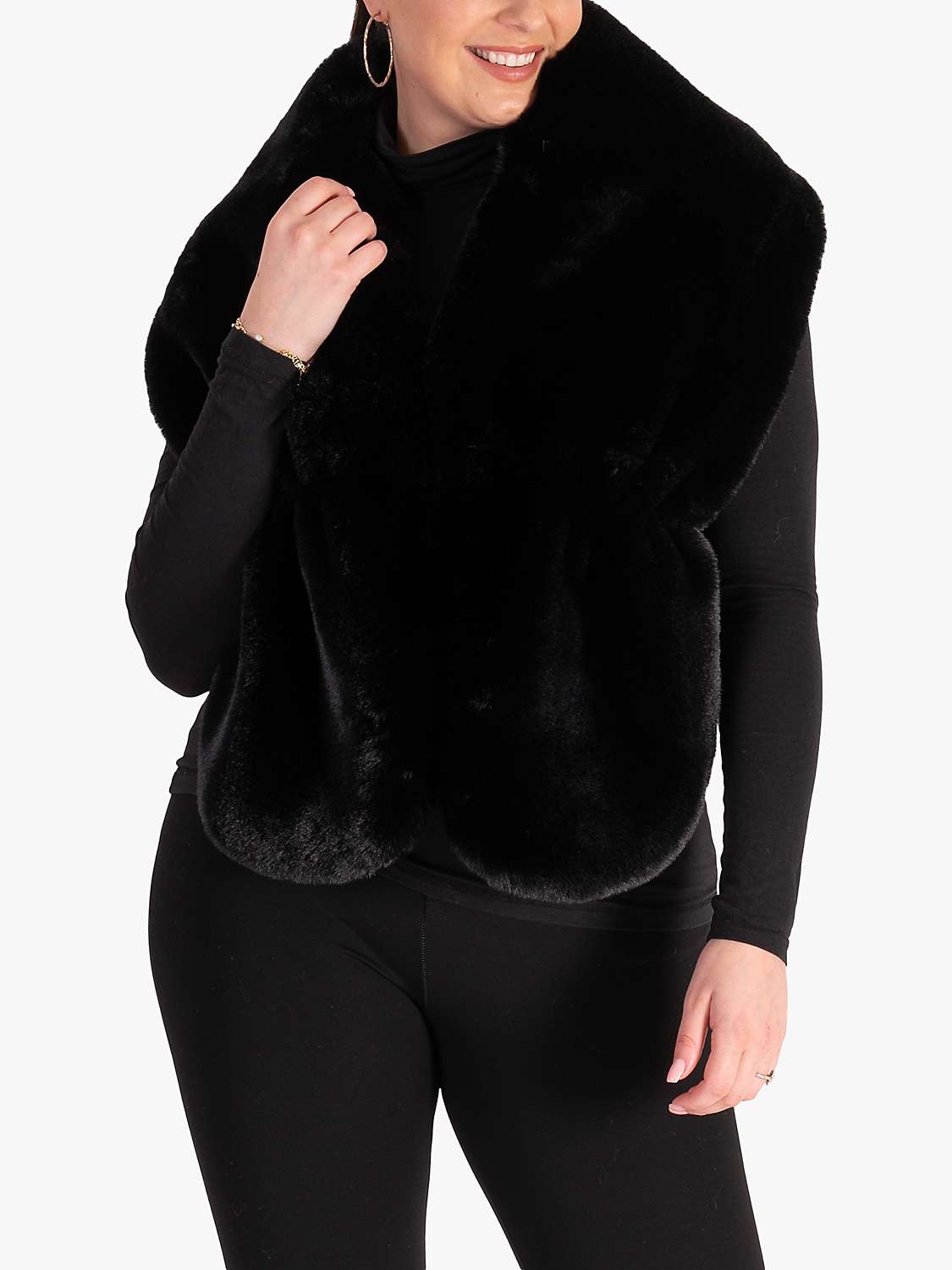 Buy chesca Faux Fur Wrap Online at johnlewis.com