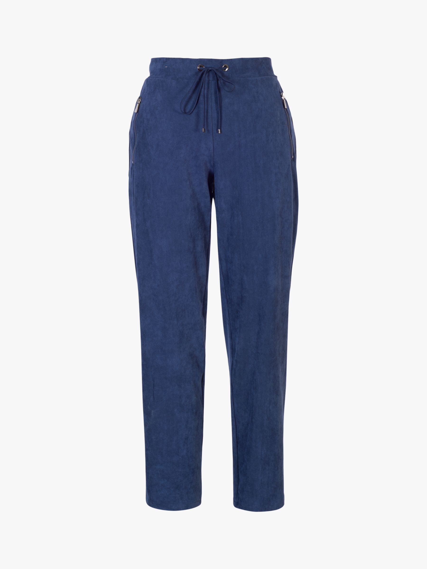 Buy chesca Faux Suede Trousers, Black Online at johnlewis.com