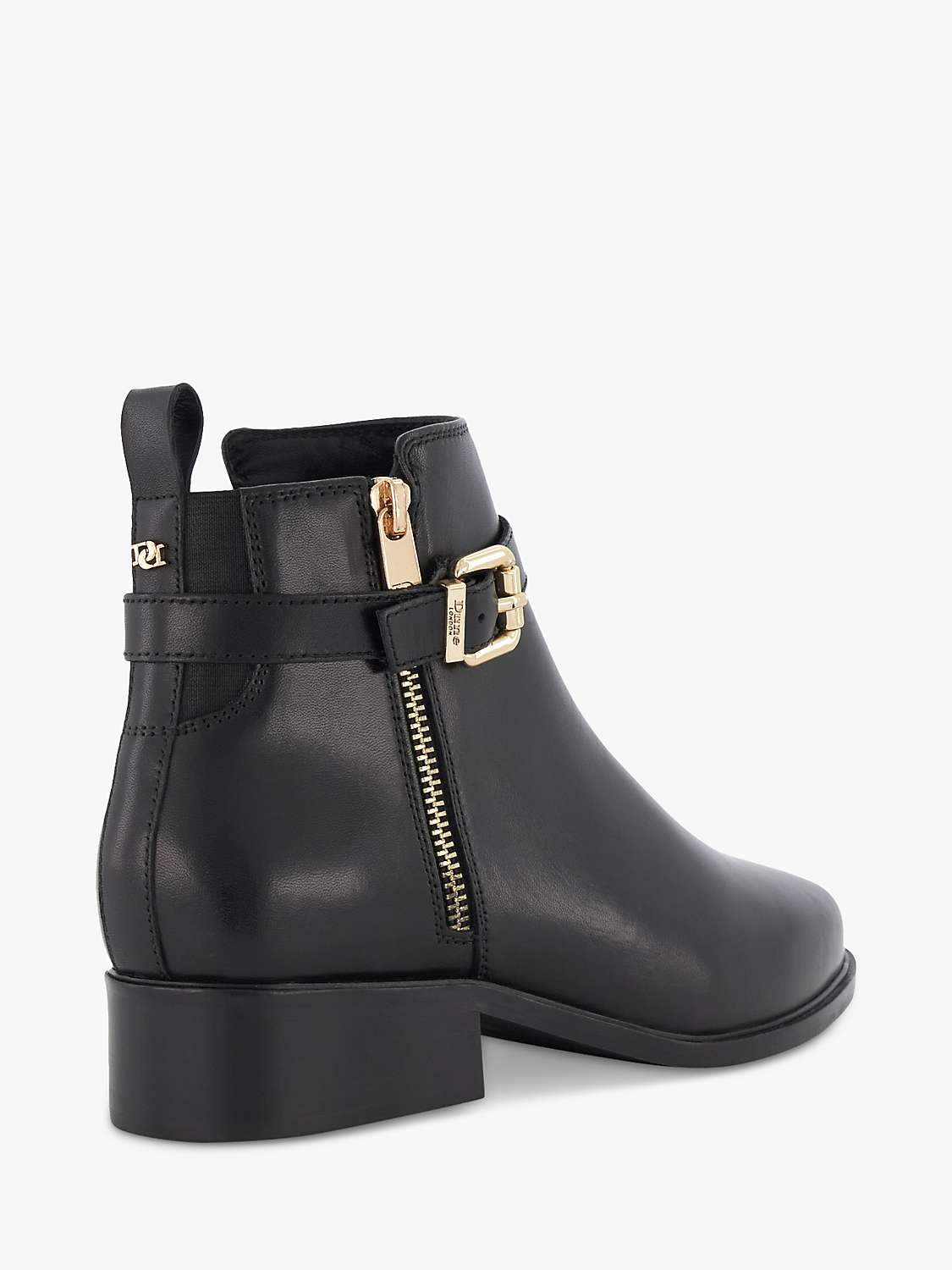 Buy Dune Wide Fit Pepi Leather Ankle Boots Online at johnlewis.com