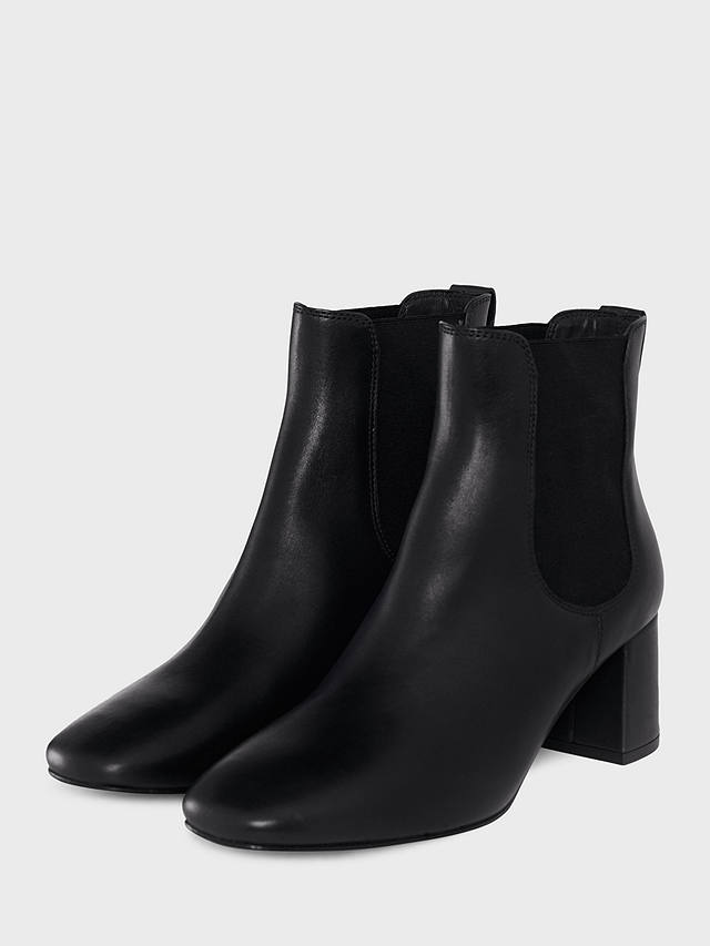 Hobbs Imogen Leather Chelsea Boots, Black at John Lewis & Partners