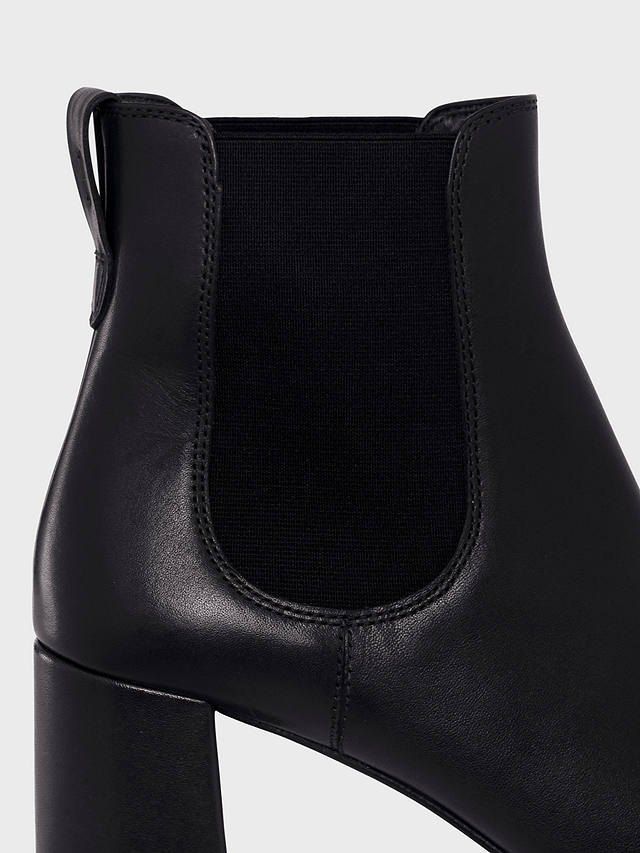 Hobbs Imogen Leather Chelsea Boots, Black