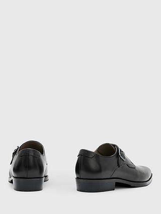 AllSaints Keith Monk Shoes, Black