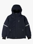 Polarn O. Pyret Kids' Wind & Waterproof Ski Jacket, Blue