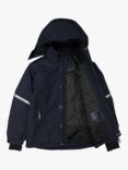 Polarn O. Pyret Kids' Wind & Waterproof Ski Jacket, Blue