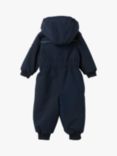 Polarn O. Pyret Baby Teddy Fleece Lined Waterproof Shell Overall, Blue