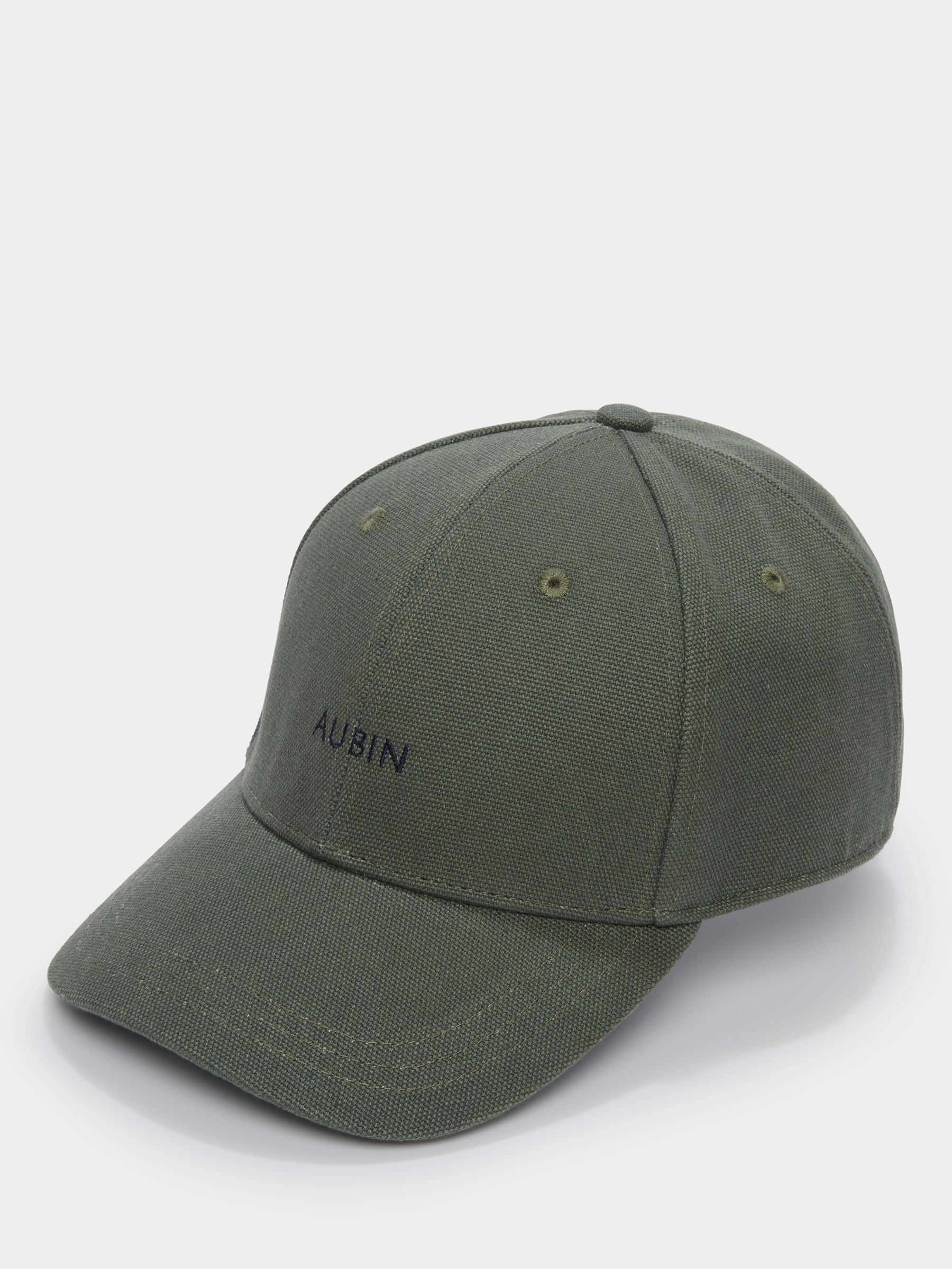 Buy Aubin Coleford Cotton Cap, Khaki Online at johnlewis.com