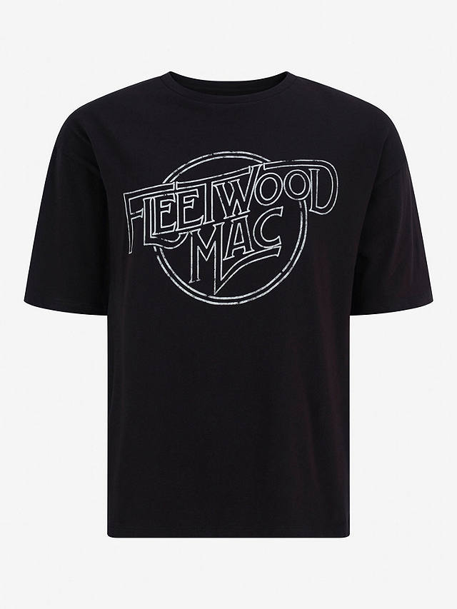 Mint Velvet Fleetwood Mac T-Shirt, Black