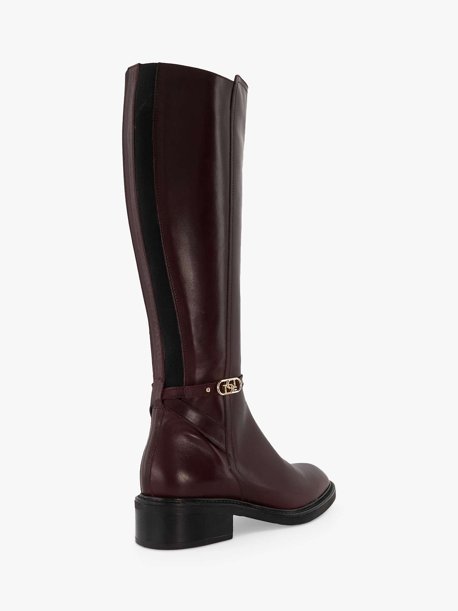 Buy Dune Tia Leather Knee Boots Online at johnlewis.com