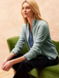 Brora Cashmere Donegal Cardigan, Duck Egg