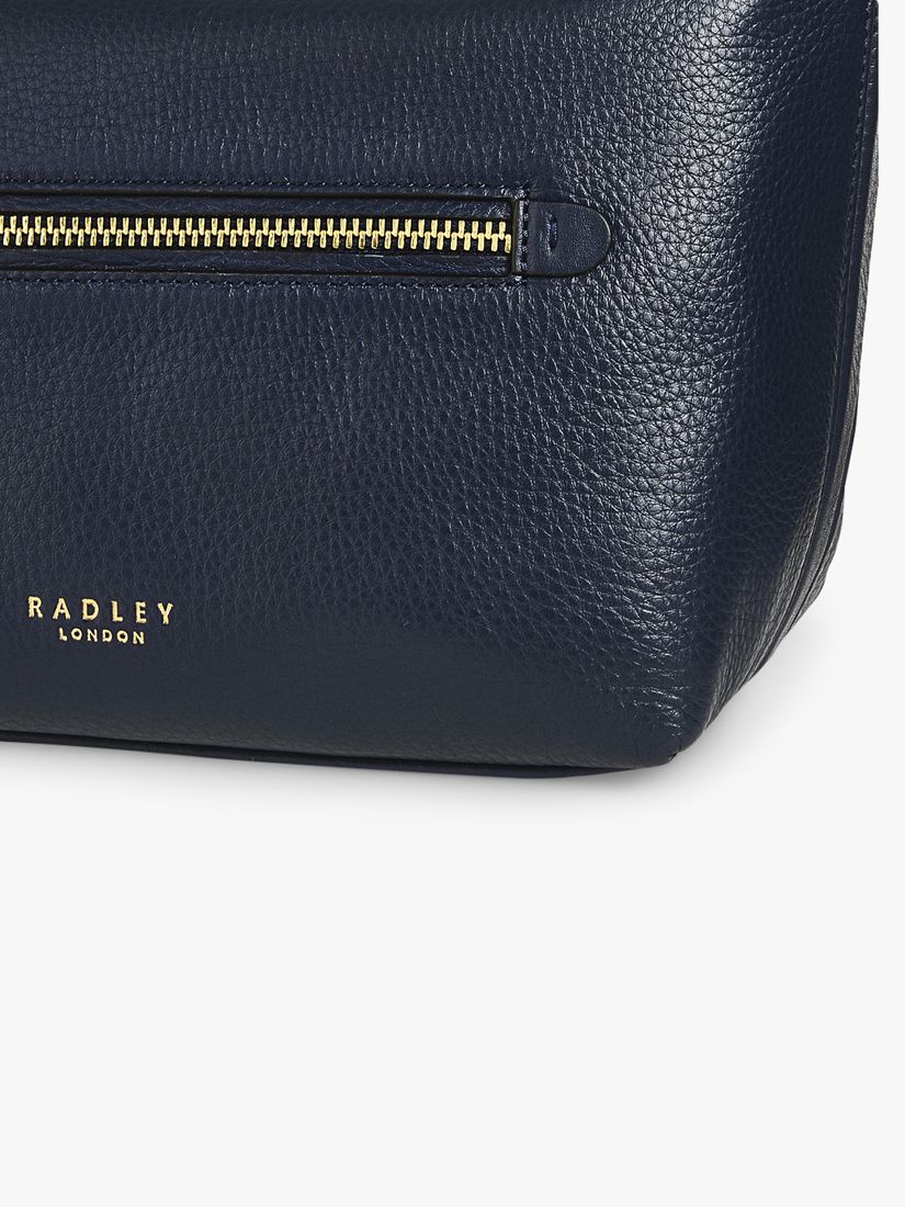 Buy Radley Witham Road Small Zip Top Cross Body Bag, Ink Online at johnlewis.com