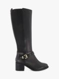 Dune Tildy Knee High Leather Boots, Black