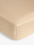John Lewis Soft & Silky TENCEL™ 300 Thread Count Deep Fitted Sheet, Champagne