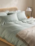 John Lewis Soft & Silky TENCEL™ 300 Thread Count Bedding, Sage