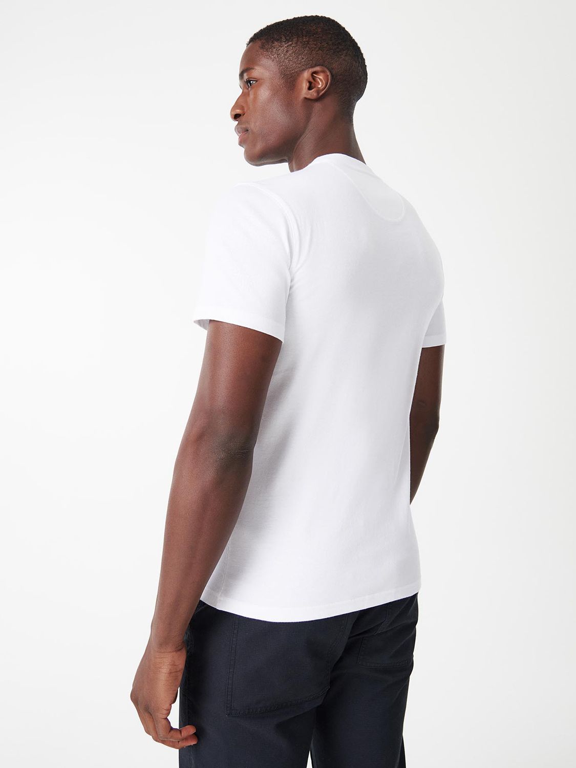 Barbour International Small Logo T-Shirt, White, XL