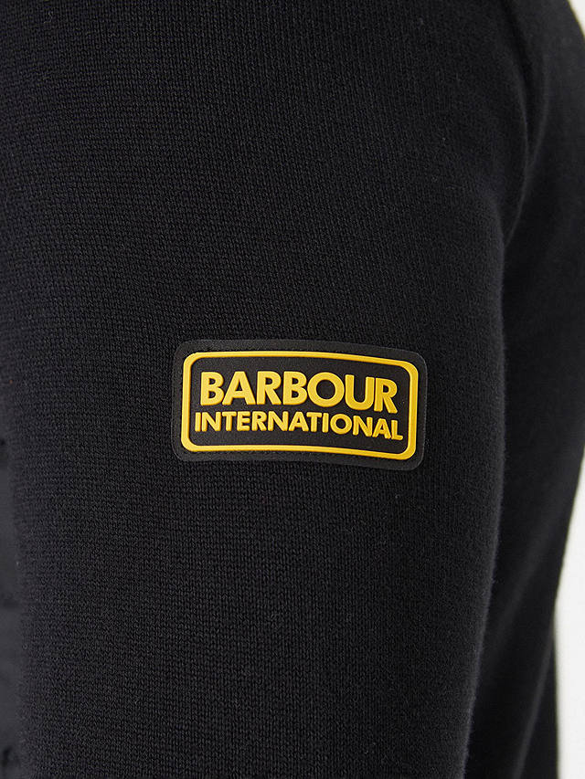 Barbour International Legacy Baffle Zip, Black