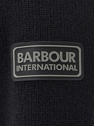 Barbour International Corser Half Zip Jumper, Black