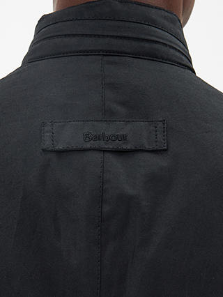 Barbour Corbridge Rugged Utility Style Waxed Jacket, Black