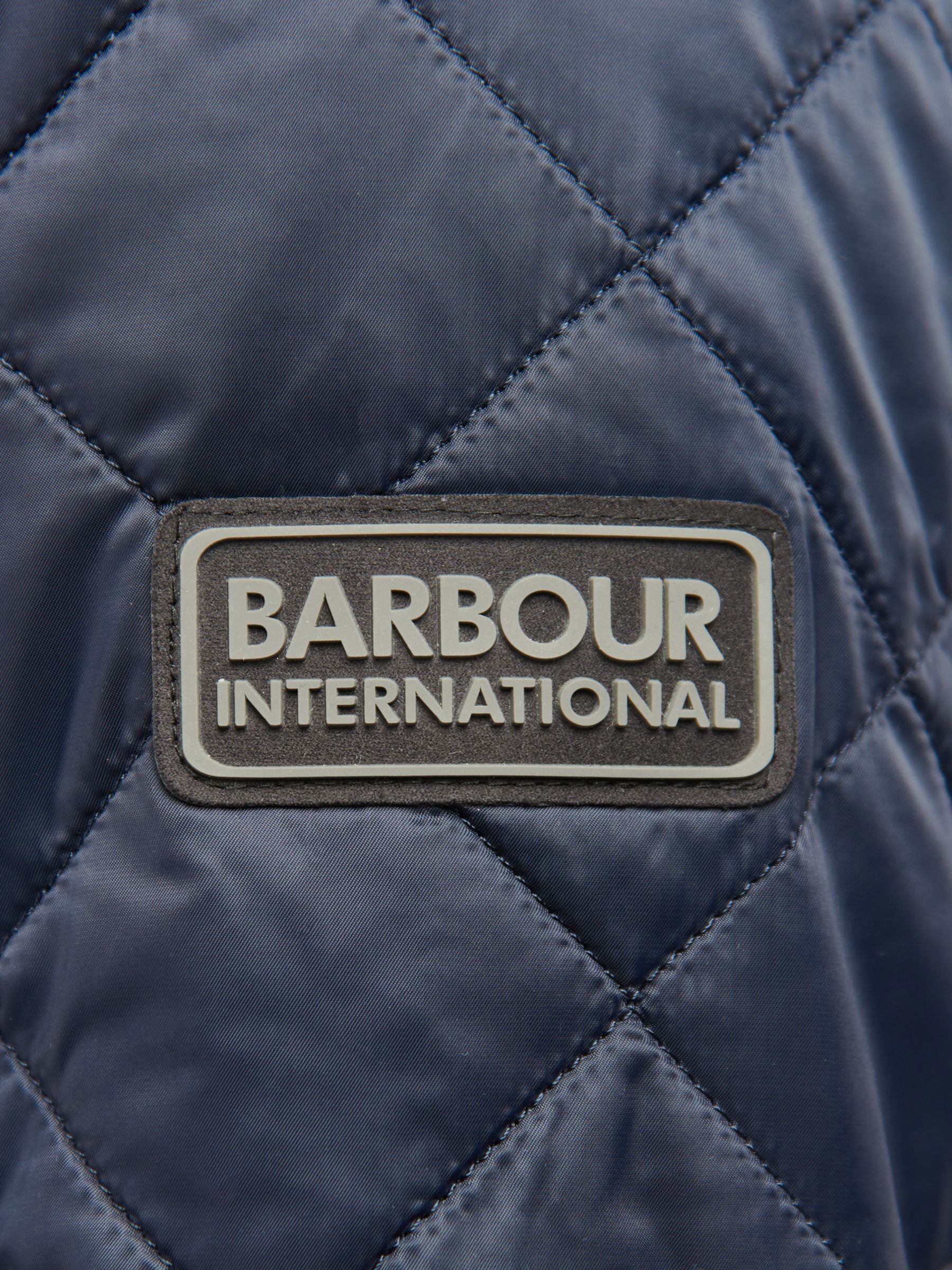 Barbour International Tourer Ariel Quilted Jacket, Navy, S