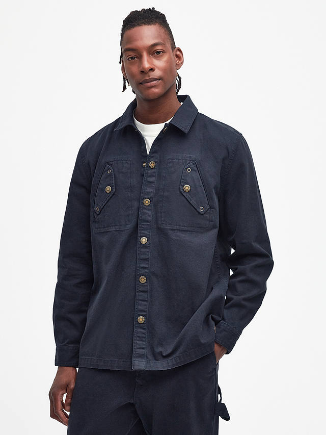 Barbour Tomorrow's Archive Adler Long Sleeve Overshirt, Indigo