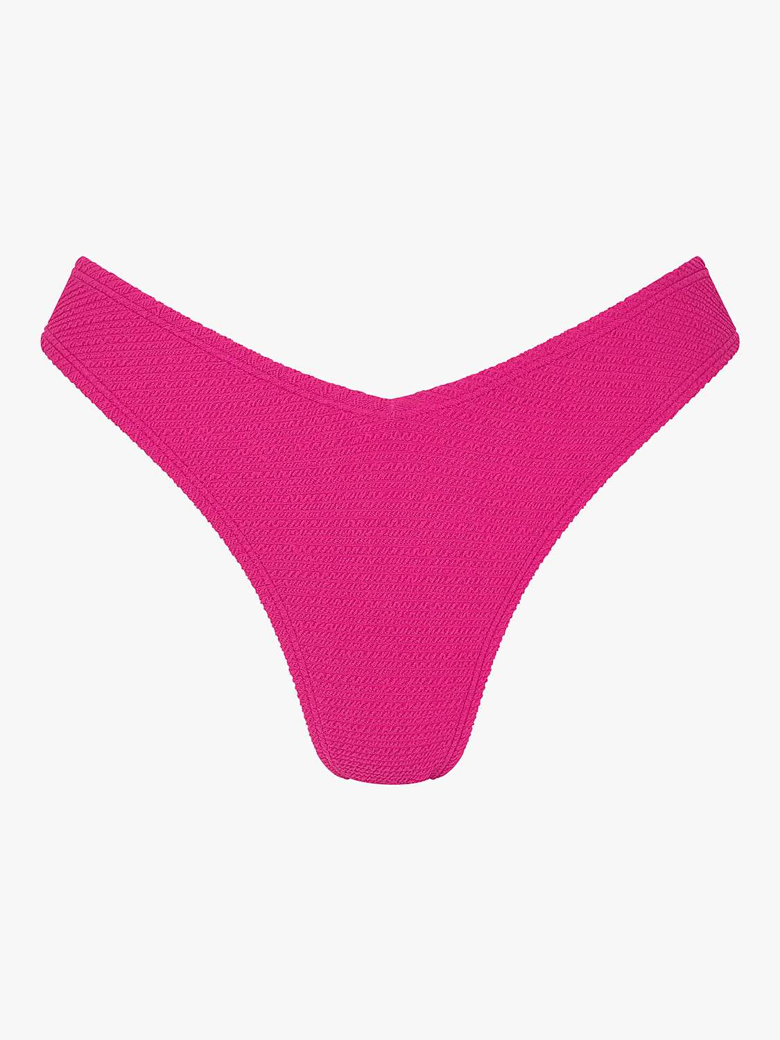 Buy Accessorize Crinkle Bikini Bottoms, Pink Fuchsia Online at johnlewis.com