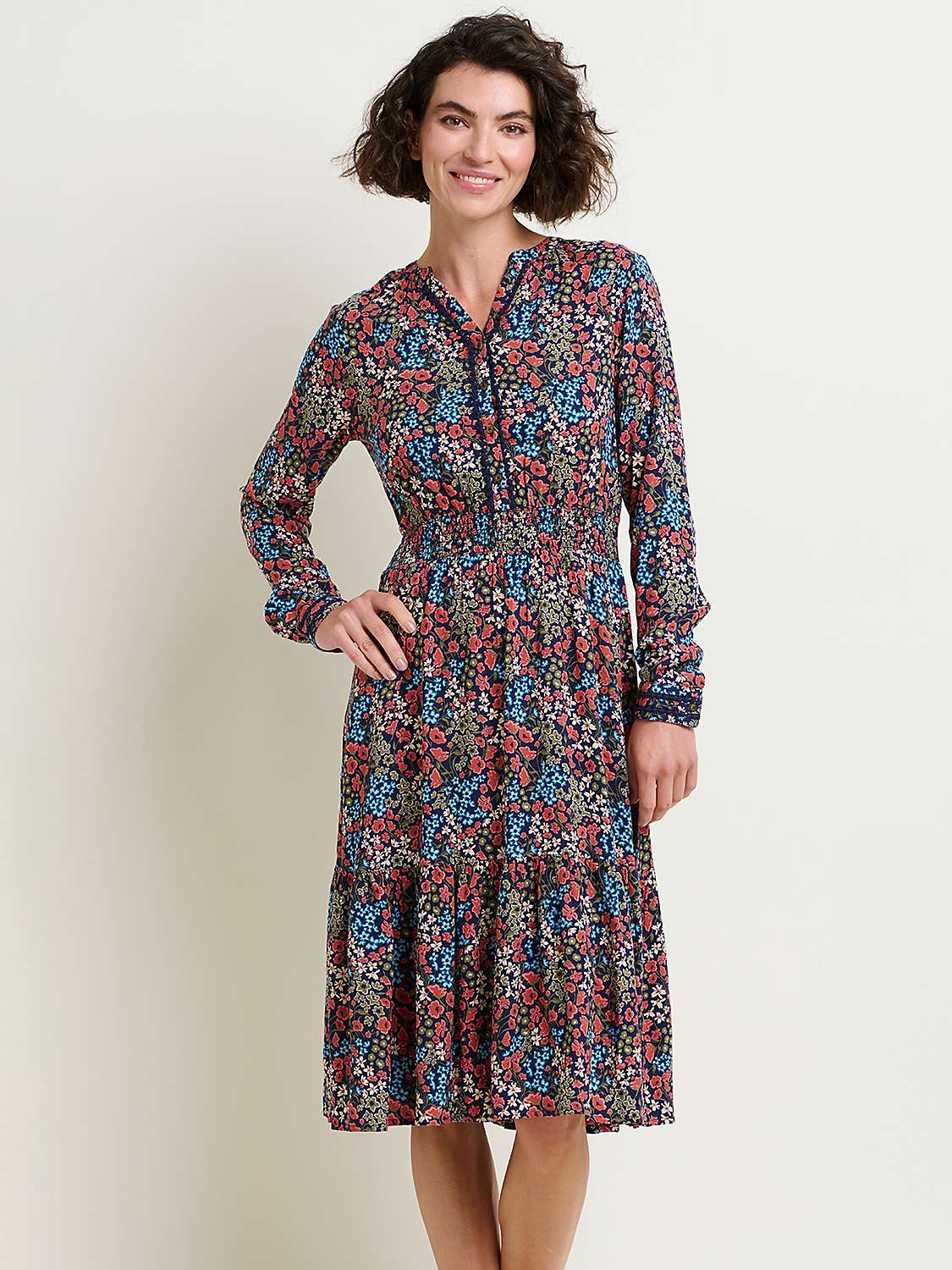 Buy Brakeburn Regan Midi Dress, Multi Online at johnlewis.com