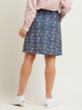 Brakeburn Folk Floral Cotton Cord Skirt, Multi