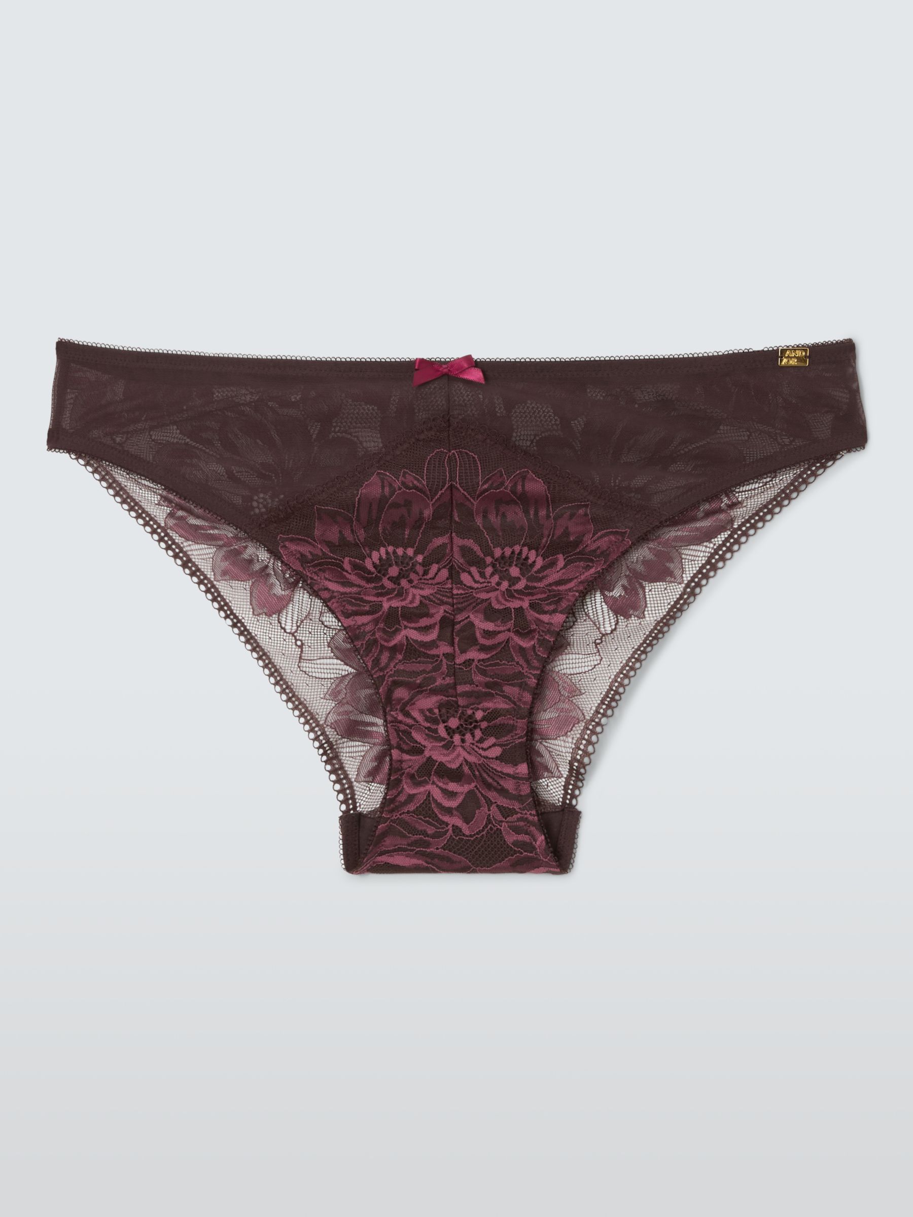 AND/OR Cindy Lace Briefs, Plum, 12