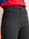 Boden Barbican Bi-Stretch Flared Trousers, Black