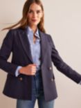 Boden Double Breasted Blazer, Navy