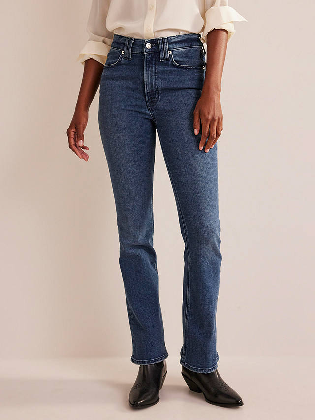 Boden Mid-Rise Slim Flare Jeans, Mid Vintage