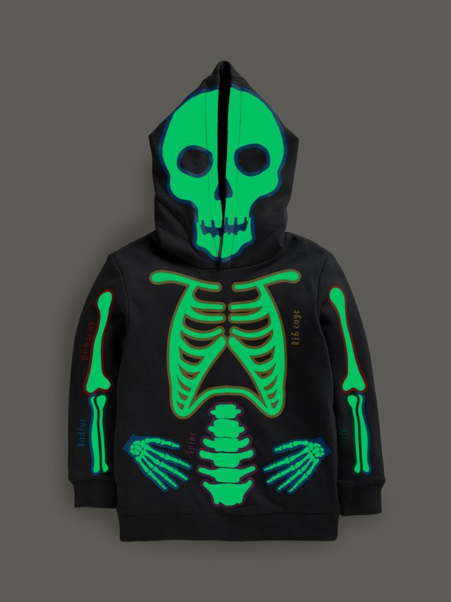 Boys cheap skeleton hoodie