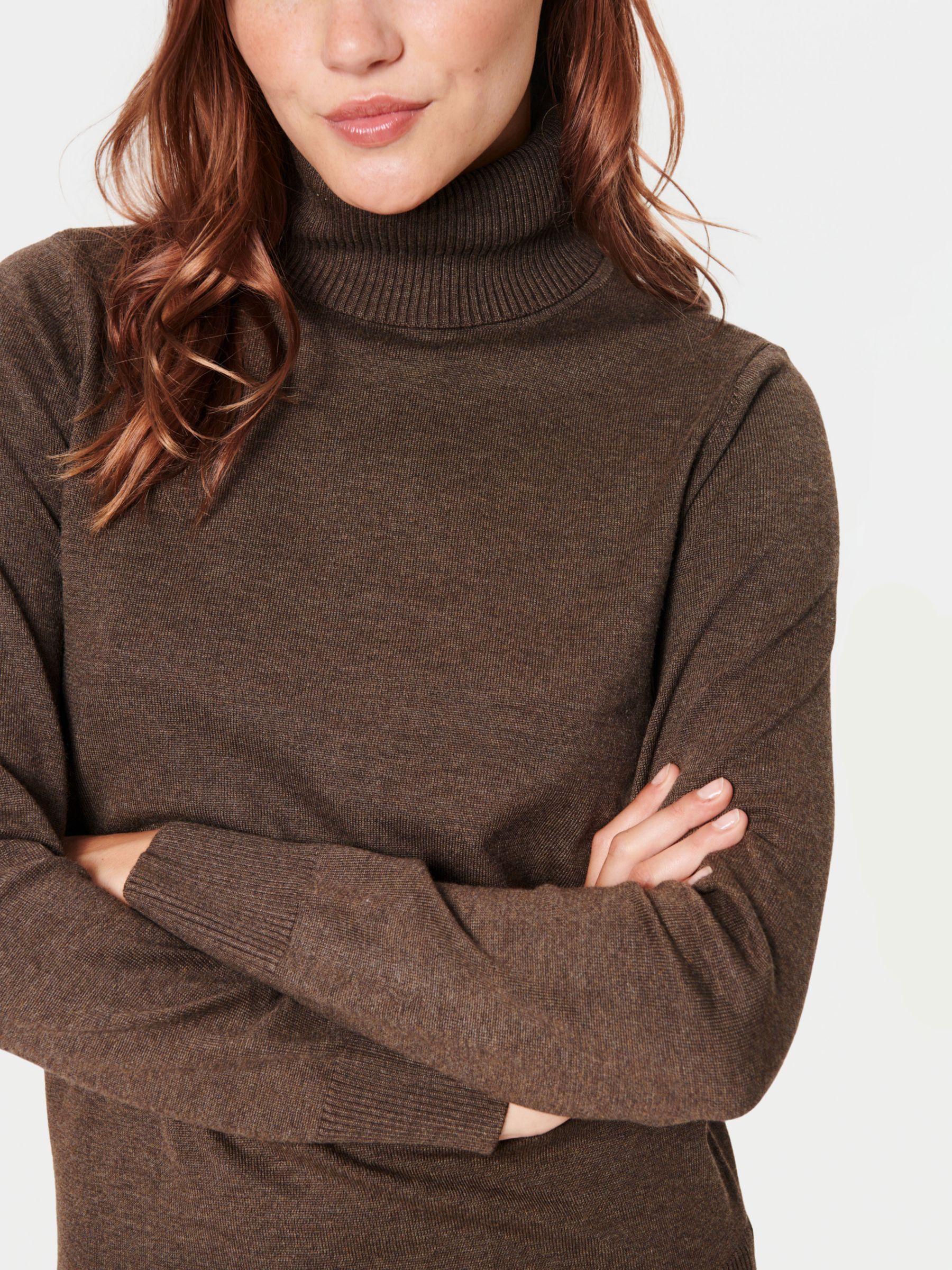 Pullover Neck at Major Saint Melange & Brown Partners Tropez Mila Lewis John Roll Jumper,