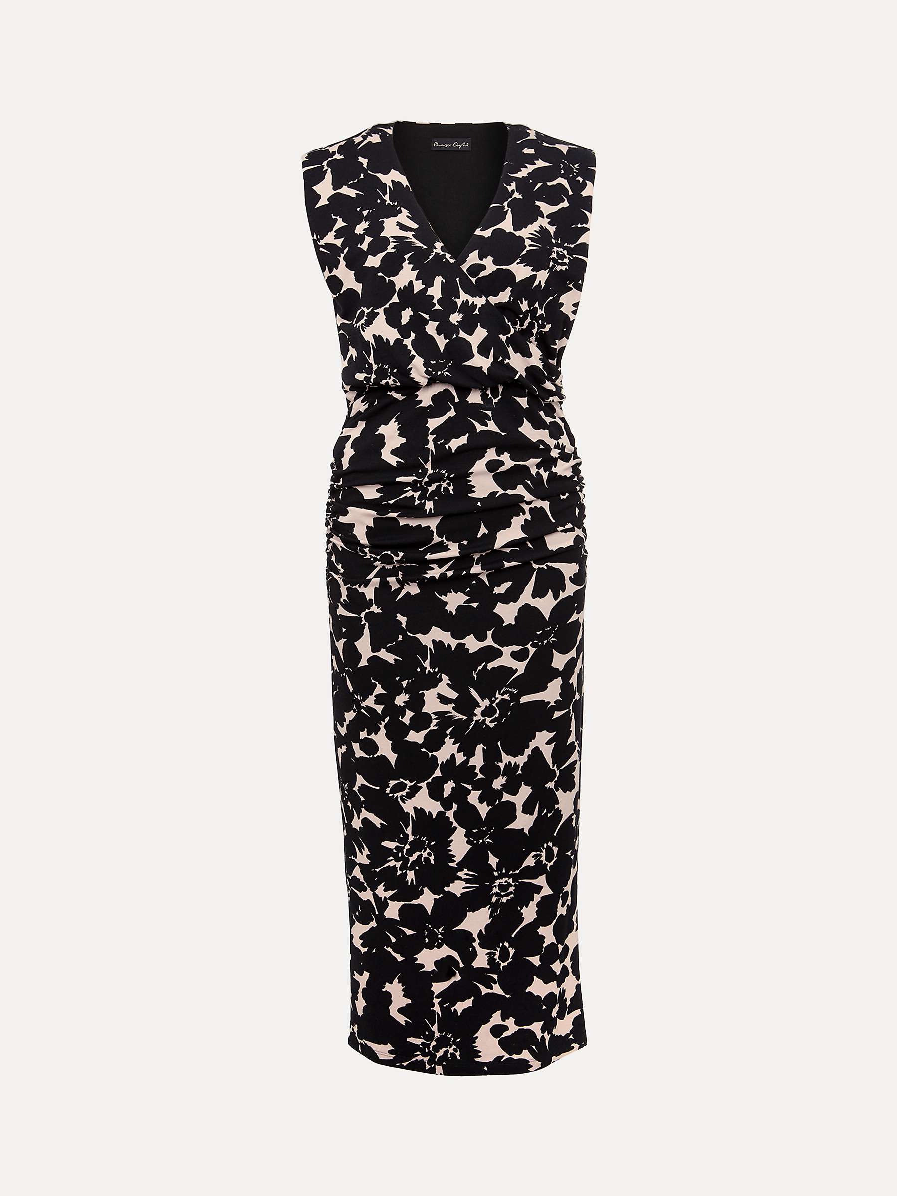 Buy Phase Eight Taylor Floral Print Jersey Midi Dress, Multi Online at johnlewis.com