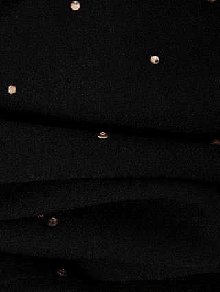 Phase Eight Elowen Embellished Longline Shirt, Black