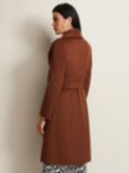 Phase Eight Nicci Belted Wool Blend Coat, Tan