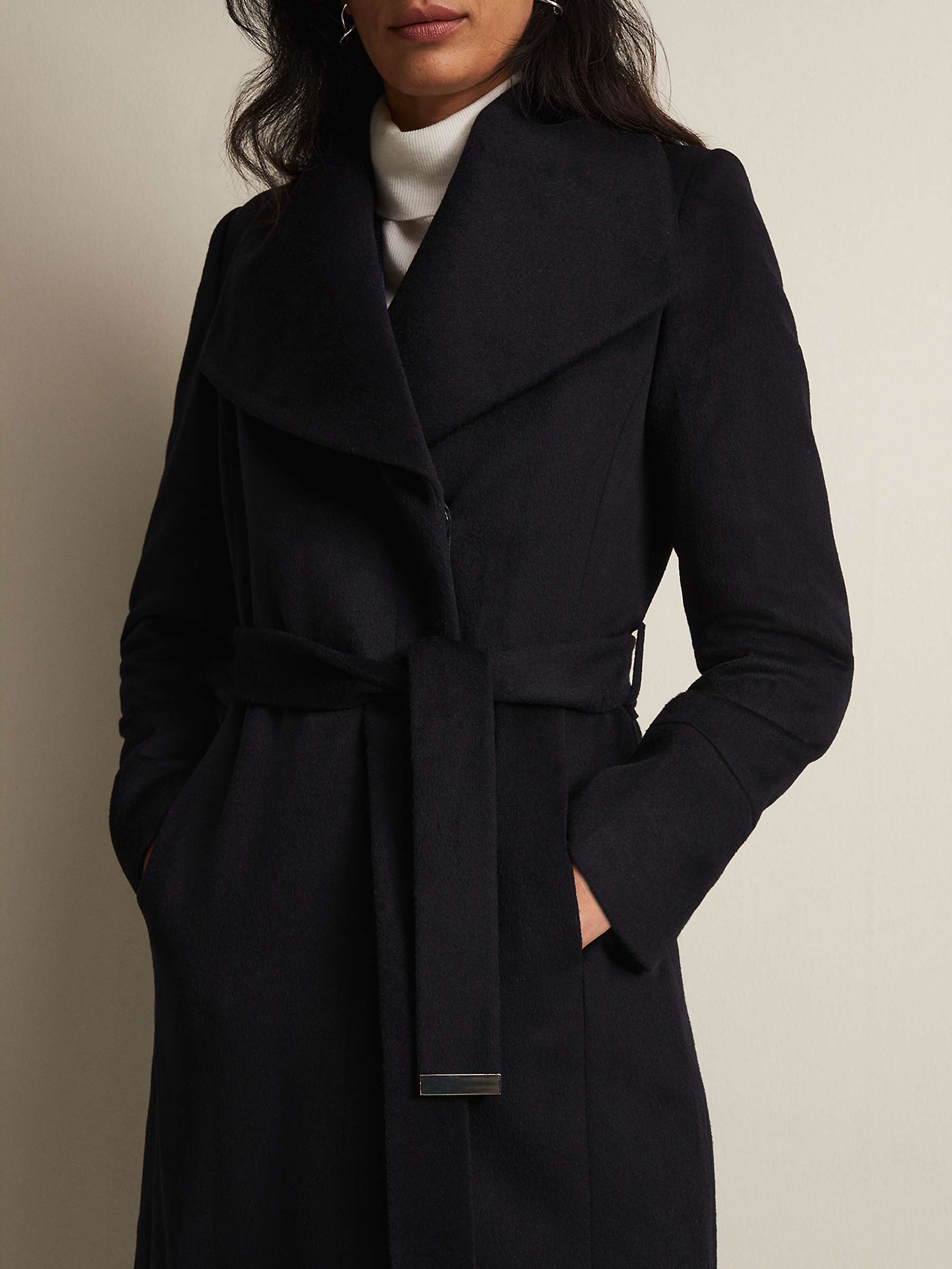 Buy Phase Eight Nicci Belted Wool Blend Coat Online at johnlewis.com