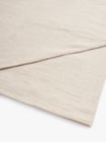 John Lewis Comfy & Relaxed Washed Linen Flat Sheets, Undyed