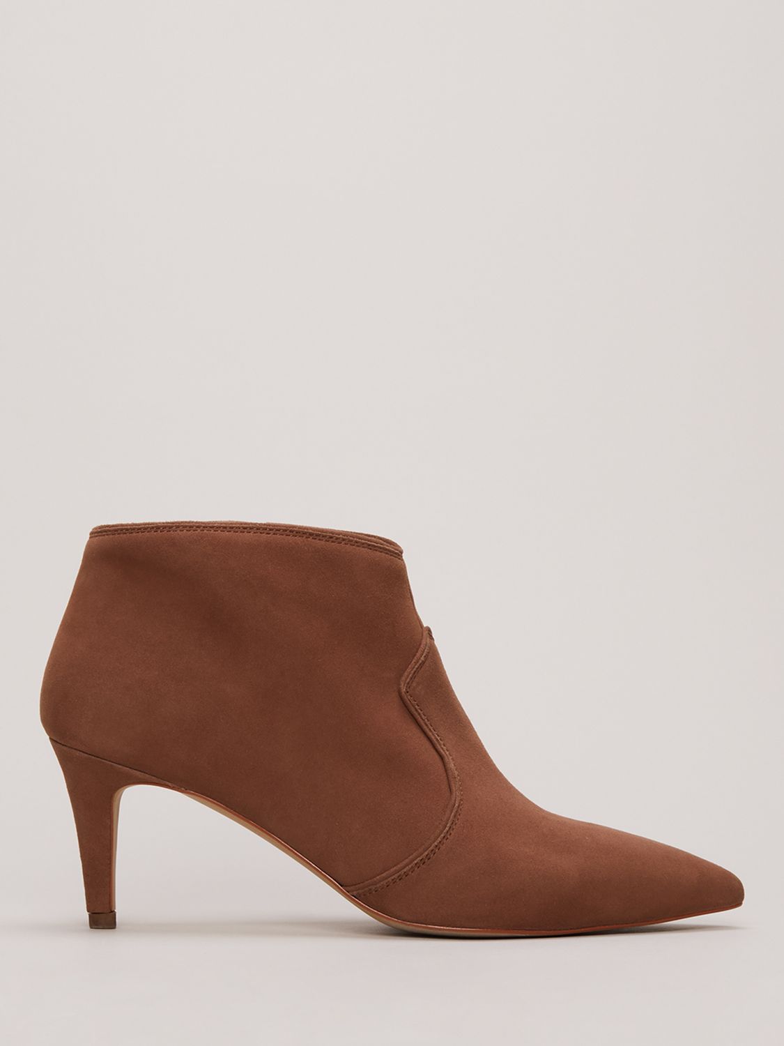 Phase Eight Suede Shoe Boots, Tan at John Lewis & Partners