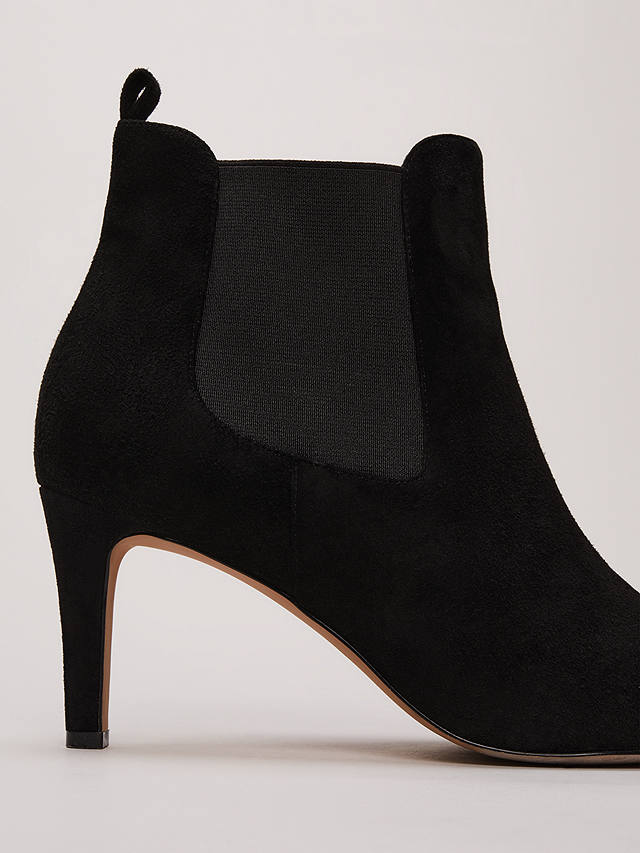 Phase Eight Suede Ankle Boots, Black