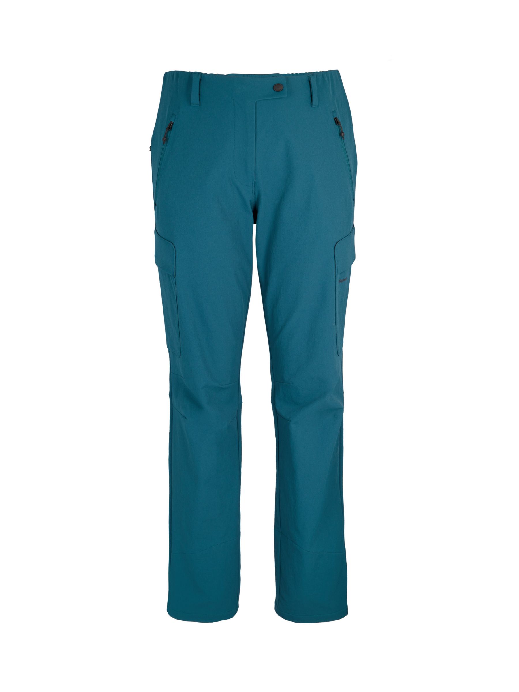 Rohan Glen Cargo Walking Trousers, Teal Blue, 8R
